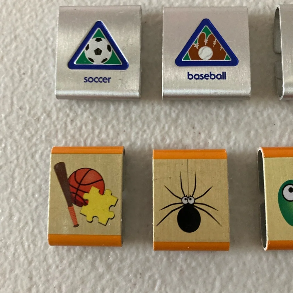 Lot 10 Vintage Boy Scouts of America Metal Belt Slide Loops Achievement Awards